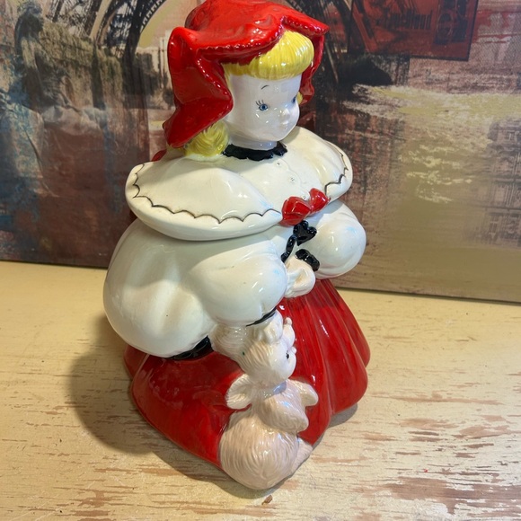 Vintage hand painted Goldilocks cookie jar - Picture 3 of 16